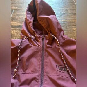 Maroon/Pink Vans Windbreaker/Rain jacket